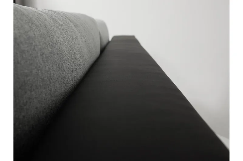 Cerys Hörnsoffa Universal - Svart/Grå - Möbler - Soffa - Sammetssoffa