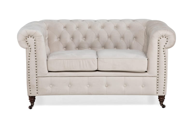 Sammetssoffa Chester Deluxe 2-sits - Howardsoffa - Sammetssoffa - Chesterfield soffa - 2 sits soffa