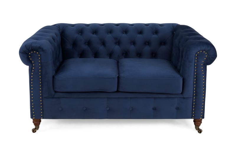 Sammetssoffa Chester Deluxe 2-sits - Howardsoffa - Sammetssoffa - Chesterfield soffa - 2 sits soffa