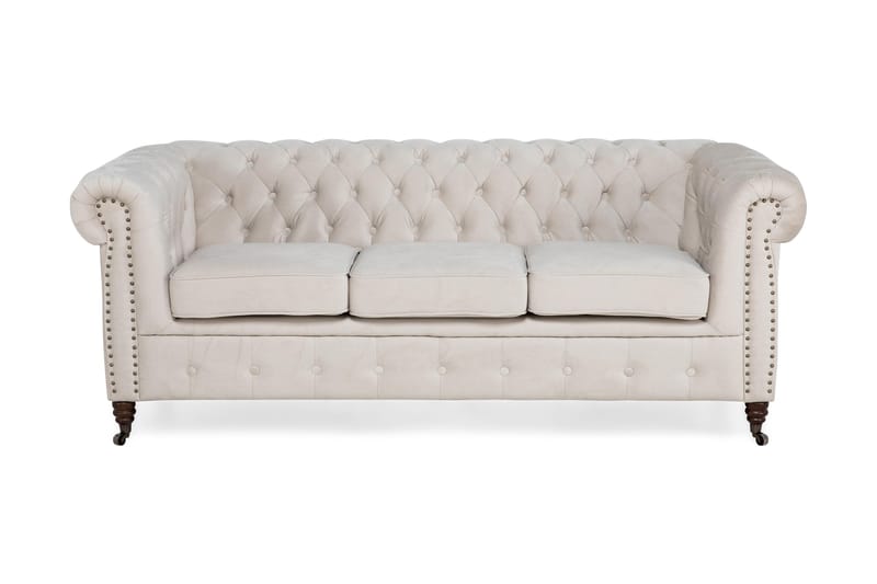 Sammetssoffa Chester Deluxe 3-sits - 3 sits soffa - Howardsoffa - Sammetssoffa - Chesterfield soffa