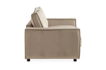 Cloudia Sammetssoffa 2-sits - Beige - Möbler - Soffa - Sammetssoffa