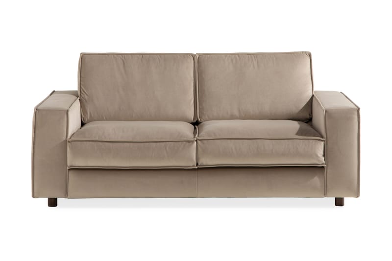Cloudia Sammetssoffa 2-sits, Beige