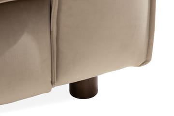 Cloudia Sammetssoffa 2-sits - Beige - Möbler - Soffa - Sammetssoffa