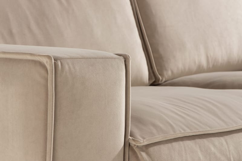 Cloudia Sammetssoffa 2-sits - Beige - Möbler - Soffa - Sammetssoffa