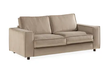 Cloudia Sammetssoffa 2-sits - Beige - Möbler - Soffa - Sammetssoffa