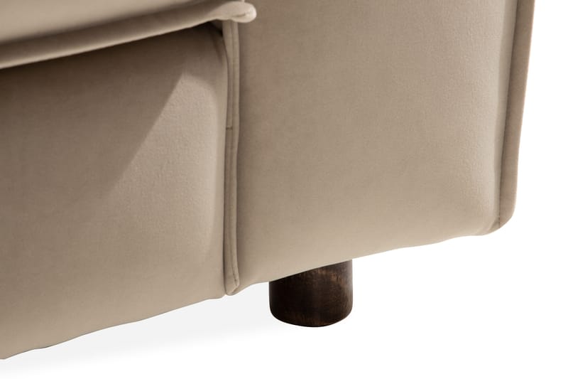 Cloudia Sammetssoffa 4-sits - Beige - Möbler - Soffa - Sammetssoffa