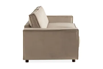 Cloudia Sammetssoffa 4-sits - Beige - Möbler - Soffa - Sammetssoffa