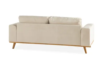 Copenhagen 2-sits Sammetssoffa - Beige - Möbler - Soffa - Sammetssoffa