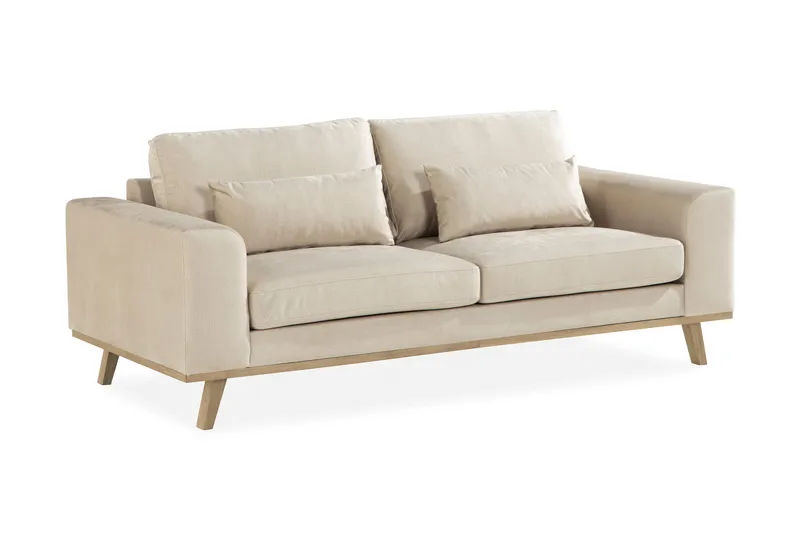 Copenhagen 2-sits Sammetssoffa - Beige - Möbler - Soffa - Sammetssoffa