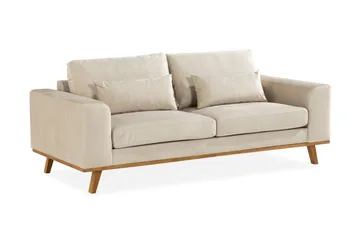 Copenhagen 2-sits Sammetssoffa - Beige - Möbler - Soffa - Sammetssoffa