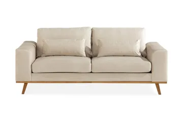 Copenhagen 2-sits Sammetssoffa - Beige - Möbler - Soffa - Sammetssoffa