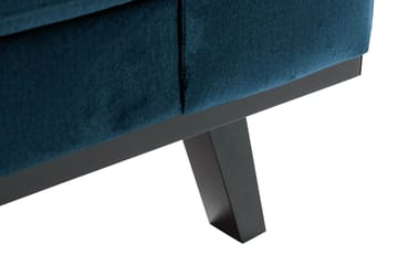 Copenhagen 2-sits Sammetssoffa - Blå - Möbler - Soffa - Sammetssoffa