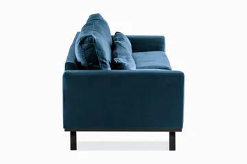 Copenhagen 4-sits Sammetssoffa - Blå - Möbler - Soffa - Sammetssoffa