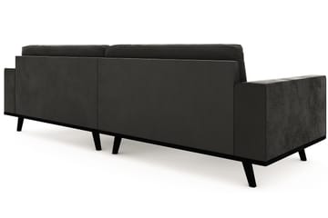 Copenhagen 4-sits Sammetssoffa - Mörkgrå - Möbler - Soffa - Sammetssoffa
