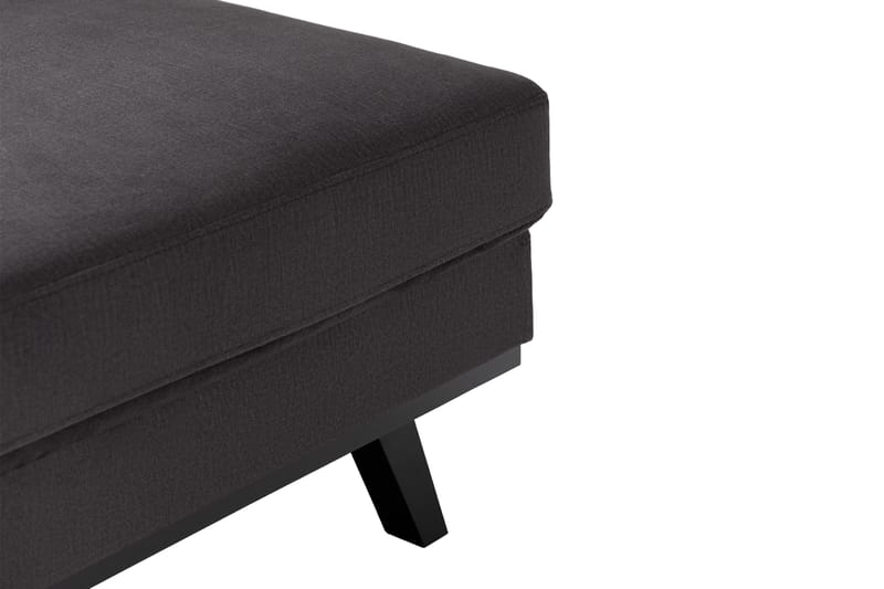 Copenhagen Compact 3-sits Vändbar L-formad Divansoffa i Sammet - Mörkgrå - Möbler - Soffa - Sammetssoffa