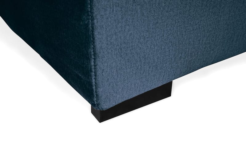 Crazy 4-sits Högervänd U-formad Large Soffa med Divan och Schäslong i Sammet - Blå - Möbler - Soffa - Sammetssoffa