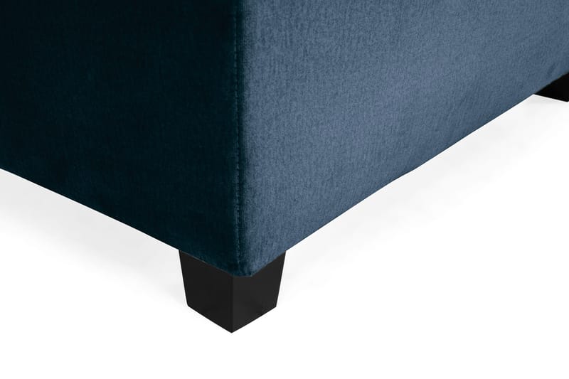 Crazy 4-sits Högervänd U-formad Large Soffa med Divan och Schäslong i Sammet - Blå - Möbler - Soffa - Sammetssoffa