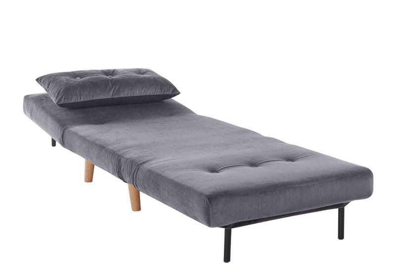 Dagbädd Frejus Singel - Grå - Möbler - Soffa - Sammetssoffa