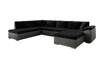 Dynir 4-sits Bäddsoffa - Svart/Grå - Möbler - Soffa - Bäddsoffa - Bäddsoffa divan