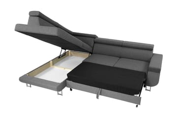 Fonti 3-sits Bäddsoffa Universal - Grå - Möbler - Soffa - Bäddsoffa - Bäddsoffa längsbäddad