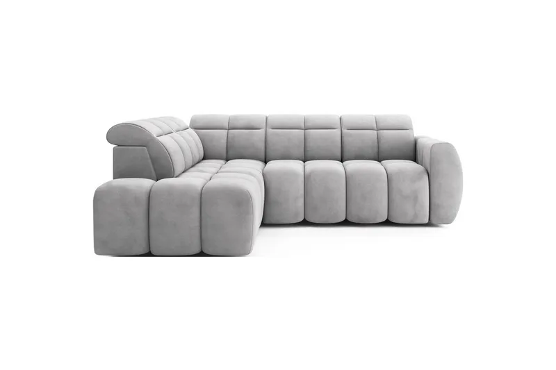 Hörnsoffa Eltap Flconn 258x208x107 cm, Sola 04, Grå, Vänster