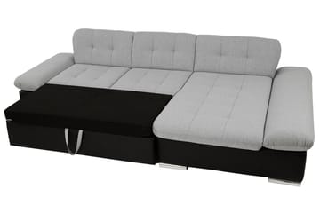 Hörnsoffa Rimforsa Vänster - Grå - Möbler - Soffa - Sammetssoffa