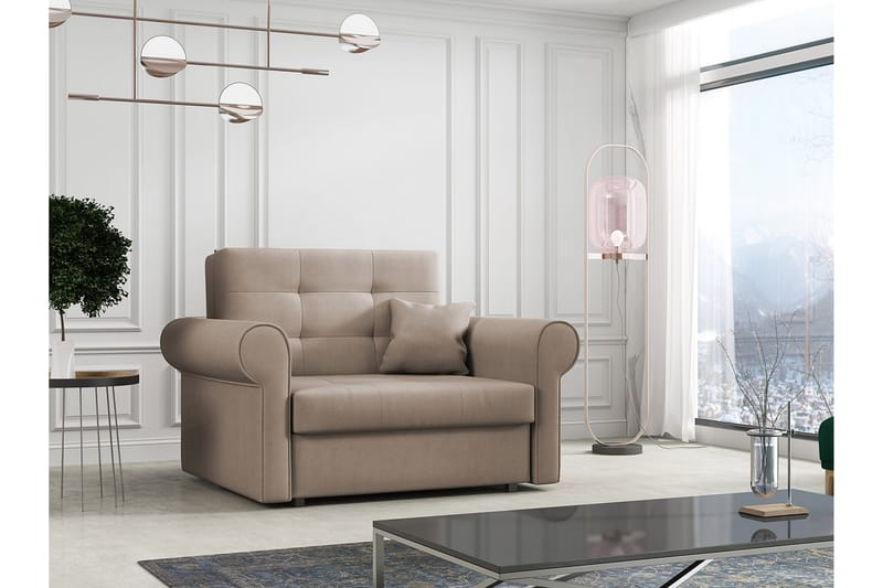 Hedensö Bäddsoffa - Beige - Möbler - Soffa - Sammetssoffa