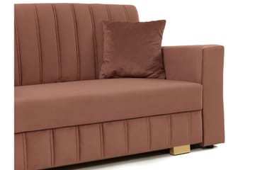 Hedensö Bäddsoffa - Grå - Möbler - Soffa - Sammetssoffa