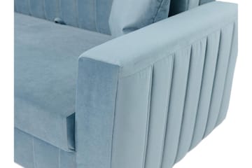 Hedensö Bäddsoffa - Grå - Möbler - Soffa - Sammetssoffa
