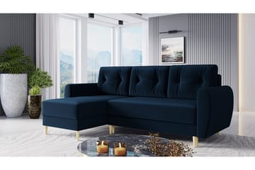 Ilzarbe Bäddsoffa - Blå - Möbler - Soffa - Sammetssoffa