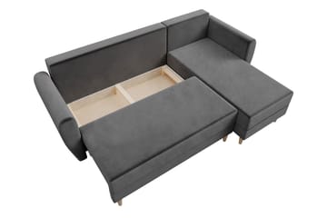 Ilzarbe Bäddsoffa - Grå - Möbler - Soffa - Sammetssoffa