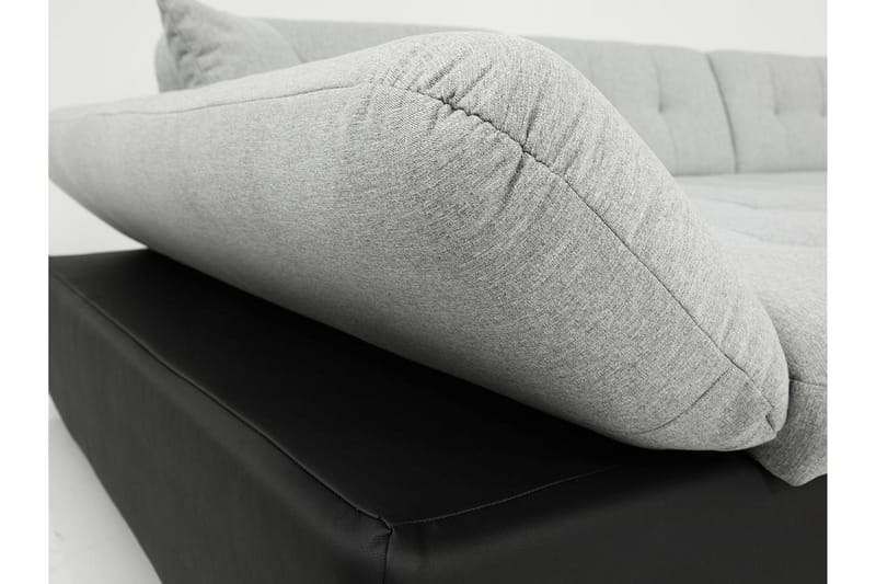 Jampra 4-sits Bäddsoffa Höger - Grå - Möbler - Soffa - Sammetssoffa