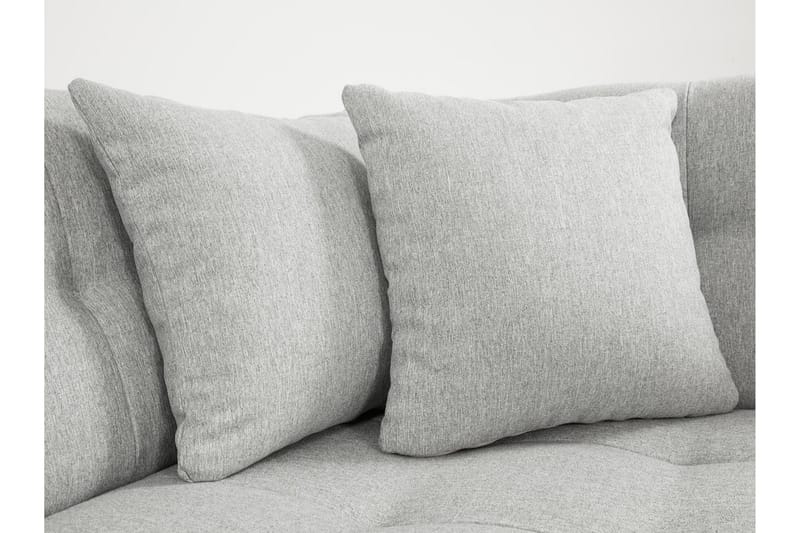 Jampra 4-sits Bäddsoffa Höger - Grå - Möbler - Soffa - Sammetssoffa
