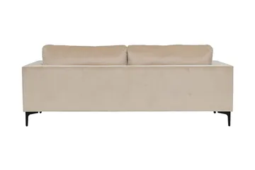 Johana 3-sits Sammetssoffa - Beige - Möbler - Soffa - Sammetssoffa