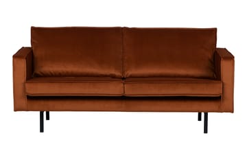 Lissbon 2,5-sits Sammetssoffa - Rost - Möbler - Soffa - Sammetssoffa