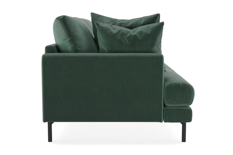 Menard 3-sits Djup Sammetssoffa - Mörkgrön - Möbler - Soffa - Sammetssoffa