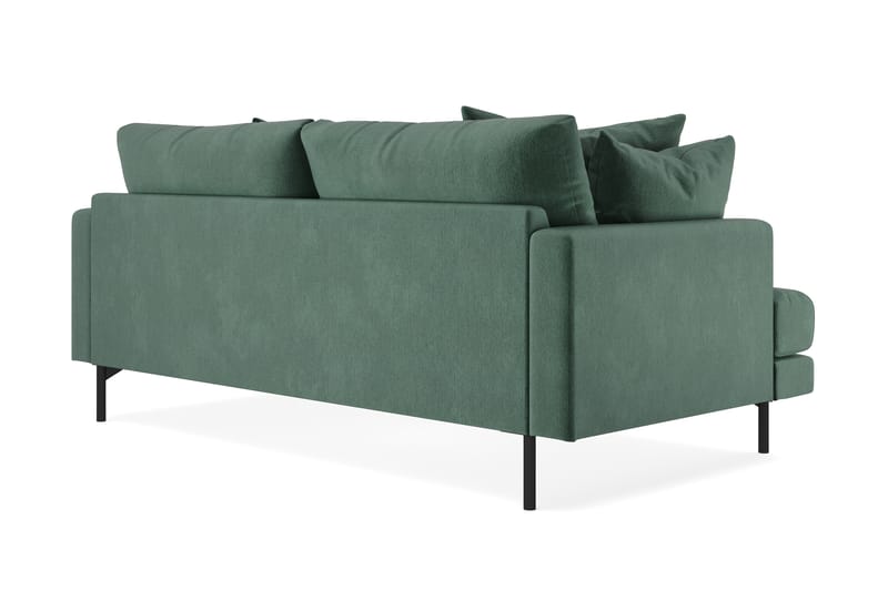 Menard 3-sits Djup Sammetssoffa - Mörkgrön - Möbler - Soffa - Sammetssoffa