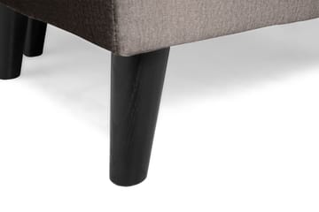 Monroe 4-sits Högervänd U-formad Soffa med Divan och Schäslong i Sammet - Brun - Möbler - Soffa - Sammetssoffa