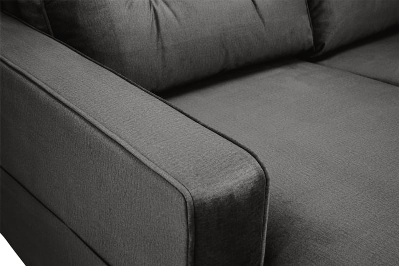 Monroe 6-sits Högervänd U-formad Large Soffa med Divan och Schäslong i Sammet - Mörkgrå - Möbler - Soffa - Sammetssoffa