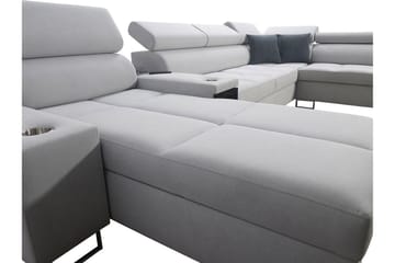 Morenia 3-sits Bäddsoffa Höger - Blå - Möbler - Soffa - Sammetssoffa