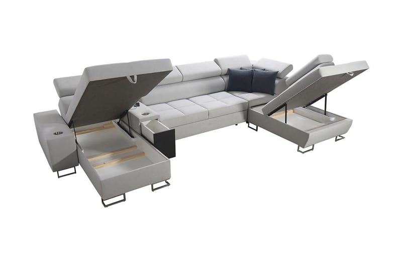 Morenia 3-sits Bäddsoffa Höger - Blå - Möbler - Soffa - Sammetssoffa