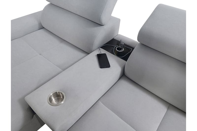 Morenia 3-sits Bäddsoffa Höger - Blå - Möbler - Soffa - Sammetssoffa