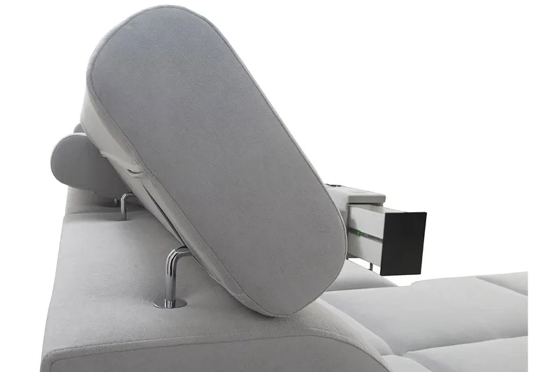 Morenia 4-sits Hörnbäddsoffa Vänster - Vit - Möbler - Soffa - Sammetssoffa