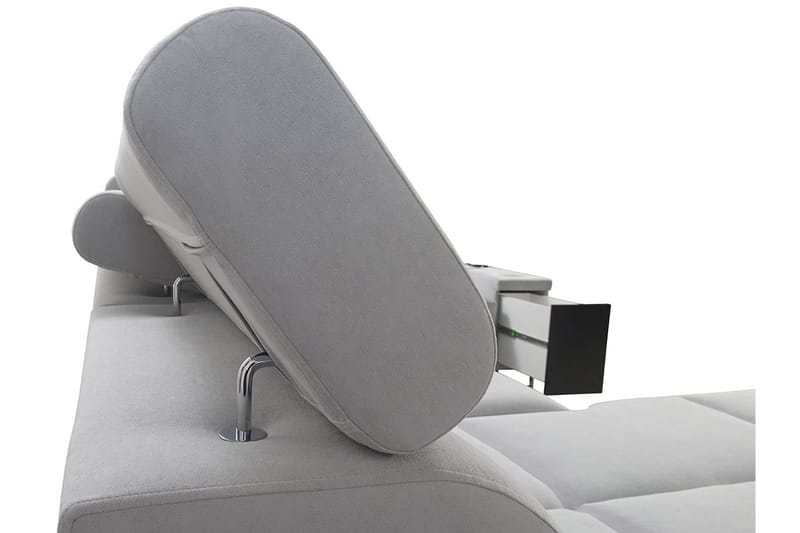 Morenia 4-sits Hörnbäddsoffa Vänster - Vit - Möbler - Soffa - Sammetssoffa