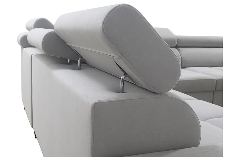 Morenia Hörnbäddsoffa - Vit - Möbler - Soffa - Sammetssoffa