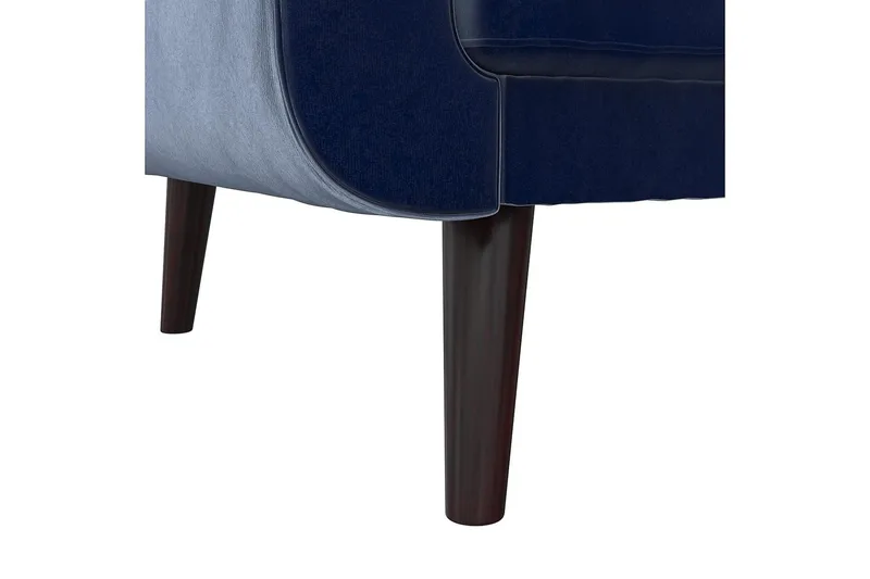 Nola 3-sits Bäddsoffa Sammet/Blå - Dorel Home - Möbler - Soffa - Sammetssoffa