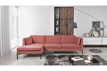 Ocean Hörnsoffa Höger - Rosa - Möbler - Soffa - Sammetssoffa