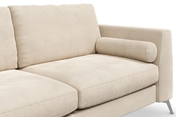 Ocean Lyx 3-sits Sammetssoffa - Beige - Möbler - Soffa - Sammetssoffa