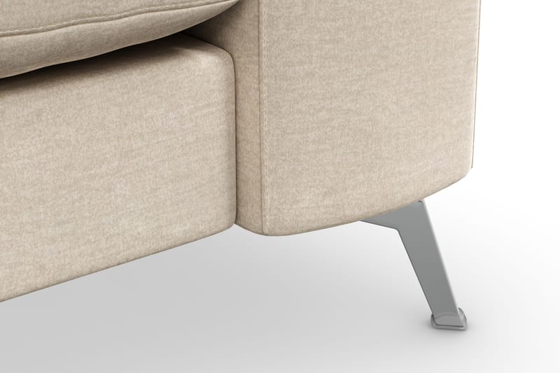 Ocean Lyx 3-sits Sammetssoffa - Beige - Möbler - Soffa - Sammetssoffa