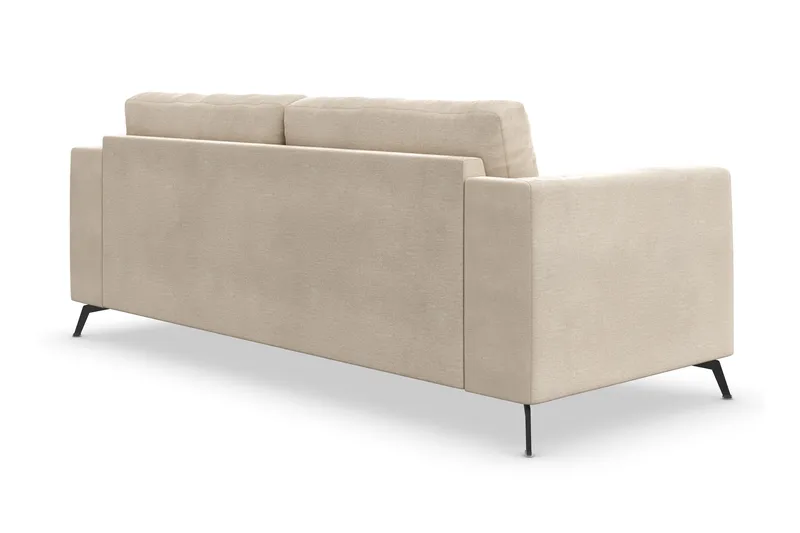 Ocean Lyx 3-sits Sammetssoffa - Beige - Möbler - Soffa - Sammetssoffa
